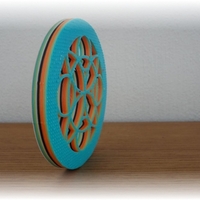 Small 3D Colorful Flower of Life Mandala 3D Printing 28226