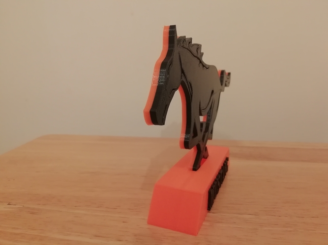 mustang ornament 3D Print 282273