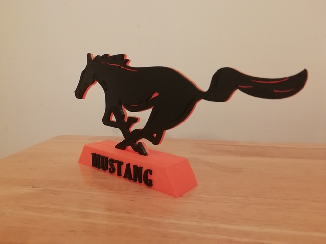 mustang ornament 3D Print 282274