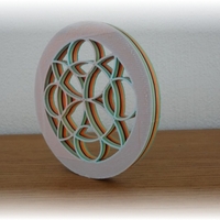 3D Colorful Flower of Life Mandala - Thumbnail 5