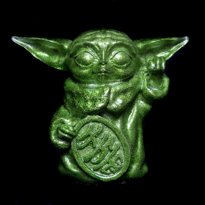 Baby Yoda Maneki Neko Lucky Cat