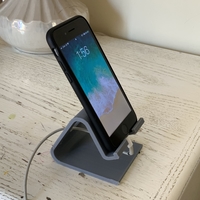 Small iPhone charger stand  3D Printing 282450