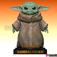 Small Yoda Baby - Mandalorian Star wars - High quality  3D Printing 282494