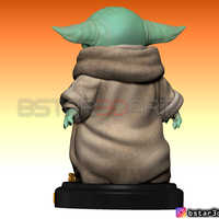 Yoda Baby - Mandalorian Star wars - High quality  - Thumbnail 4