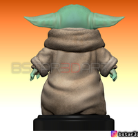 Yoda Baby - Mandalorian Star wars - High quality  - Thumbnail 5