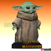 Yoda Baby - Mandalorian Star wars - High quality  - Thumbnail 7