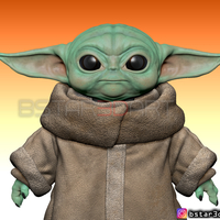 Yoda Baby - Mandalorian Star wars - High quality  - Thumbnail 10