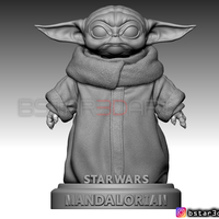 Yoda Baby - Mandalorian Star wars - High quality  - Thumbnail 12