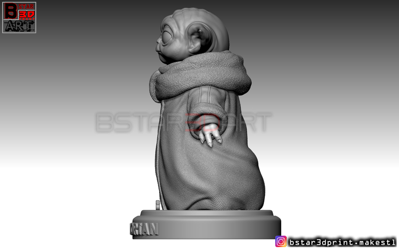 Yoda Baby - Mandalorian Star wars - High quality  3D Print 282507