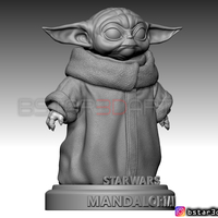 Yoda Baby - Mandalorian Star wars - High quality  - Thumbnail 19