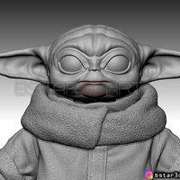 Yoda Baby - Mandalorian Star wars - High quality  - Thumbnail 20