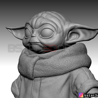 Yoda Baby - Mandalorian Star wars - High quality  - Thumbnail 21