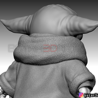 Yoda Baby - Mandalorian Star wars - High quality  - Thumbnail 22