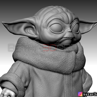 Yoda Baby - Mandalorian Star wars - High quality  - Thumbnail 23