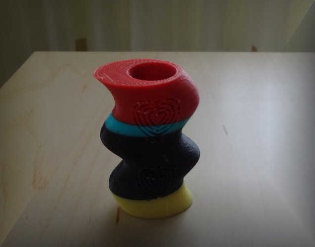 Multicolour tray and vase 3D Print 28253