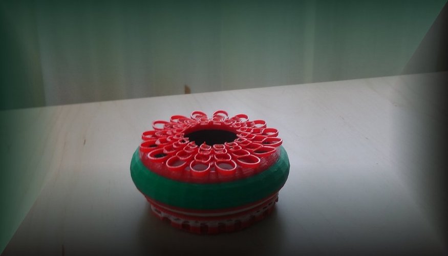 Multicolour tray and vase 3D Print 28254