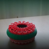 Multicolour tray and vase - Thumbnail 3