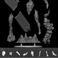 Silver Surfer - 3D print model - Thumbnail 9