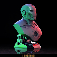 ironman bust - 3D print model - Thumbnail 1