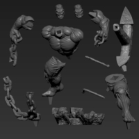 HULK - 3D print model - Thumbnail 4