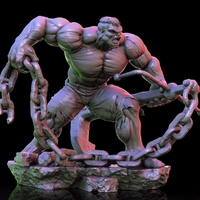 HULK - 3D print model - Thumbnail 7