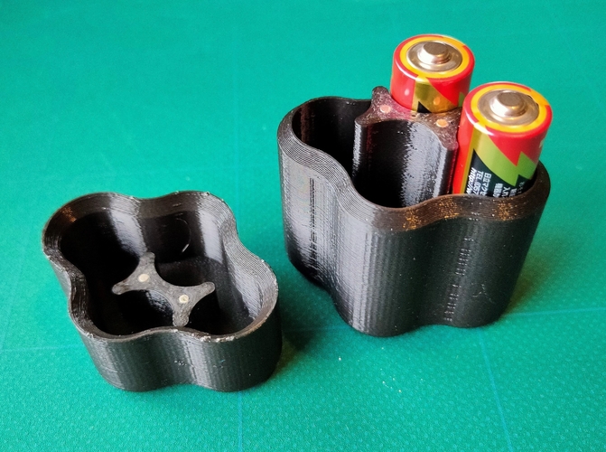 AA battery case 3D Print 282653