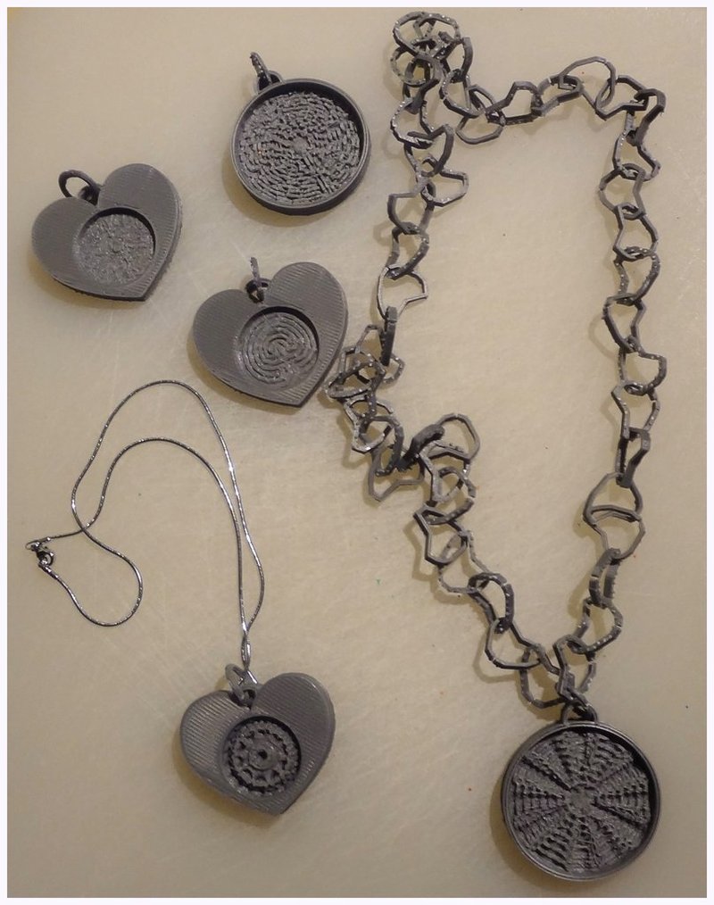 Mandala and Labyrinth pendants