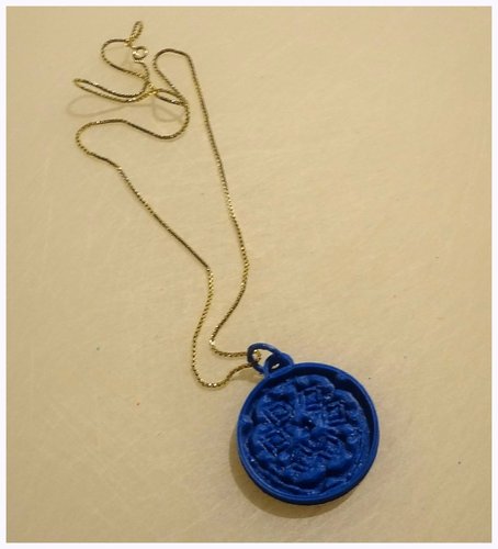 Mandala and Labyrinth pendants 3D Print 28270