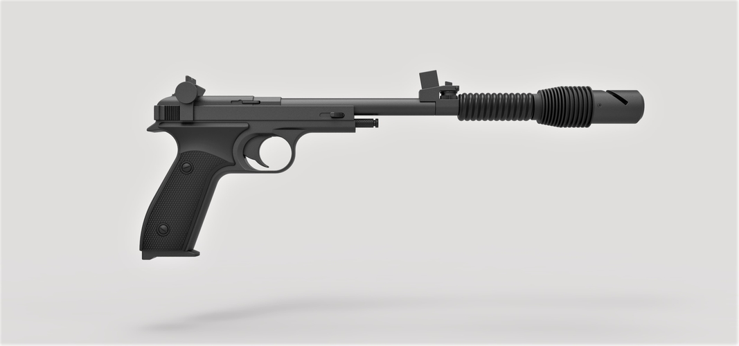 3D Printed Princess Leia Blaster pistol 