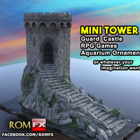 Small Mini Tower Guard Castle 3D Printing 282735