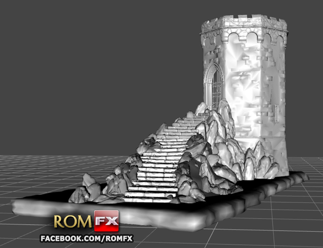 Mini Tower Guard Castle 3D Print 282740