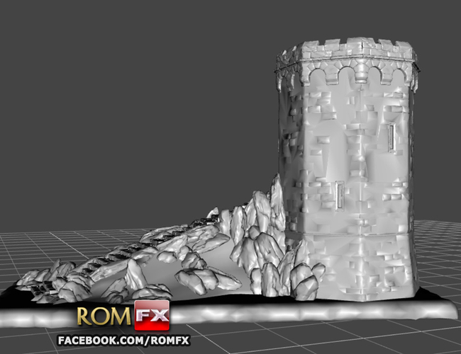 Mini Tower Guard Castle 3D Print 282741