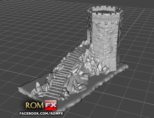 Mini Tower Guard Castle 3D Print 282744