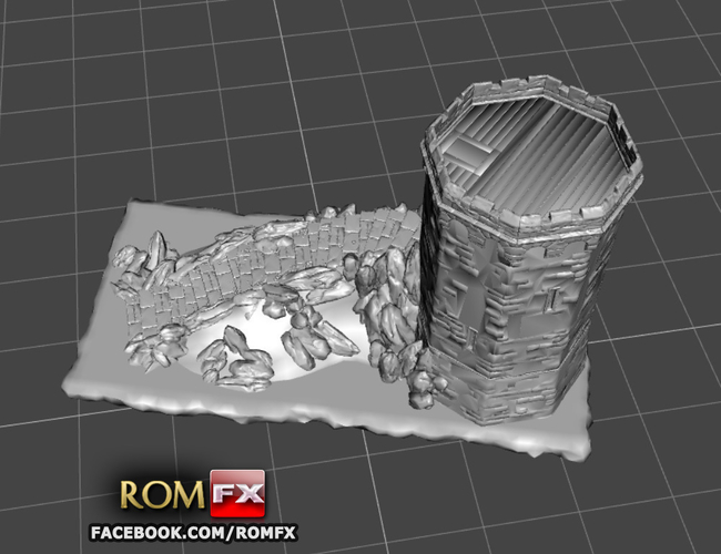 Mini Tower Guard Castle 3D Print 282745