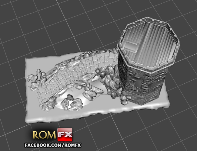 Mini Tower Guard Castle 3D Print 282747