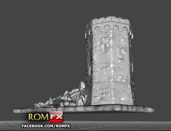Mini Tower Guard Castle 3D Print 282749