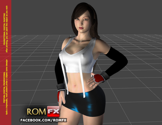 Tifa Lockhart - Final Fantasy - Figure Printable