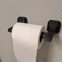 Small Print In Place Quick-Change Toilet Paper / Paper Towel Holder 3D Printing 282841