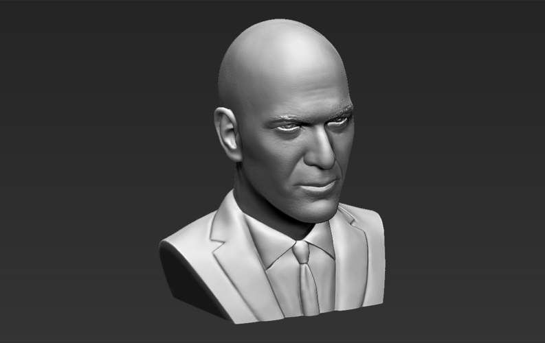 Zinedine Zidane bust 3D printing ready stl obj formats 3D Print 282894