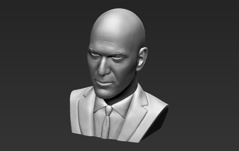 Zinedine Zidane bust 3D printing ready stl obj formats 3D Print 282895