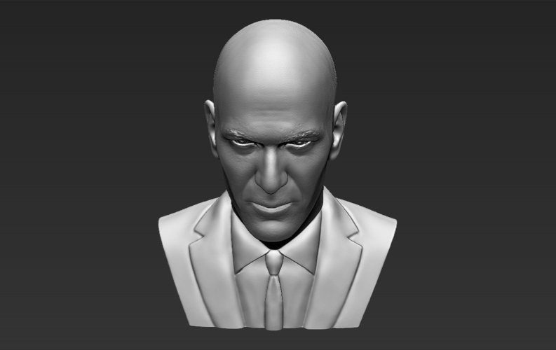 Zinedine Zidane bust 3D printing ready stl obj formats 3D Print 282896