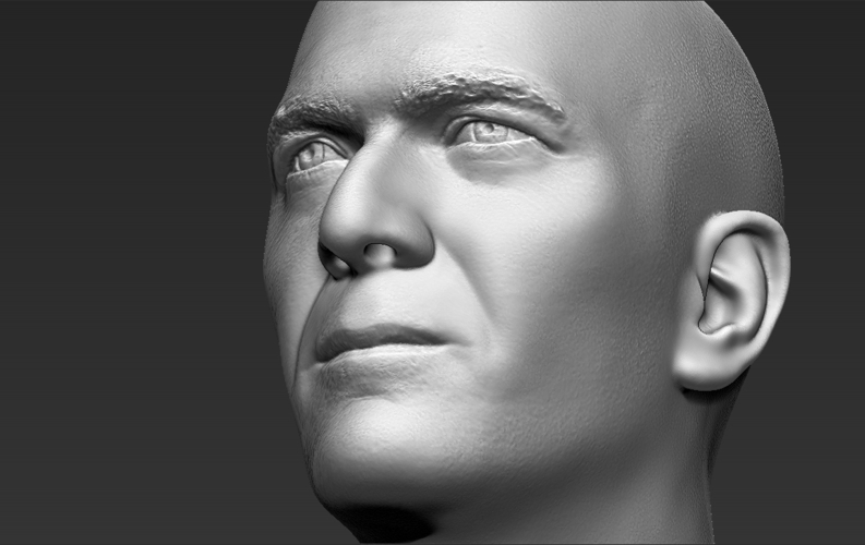 Zinedine Zidane bust 3D printing ready stl obj formats 3D Print 282902