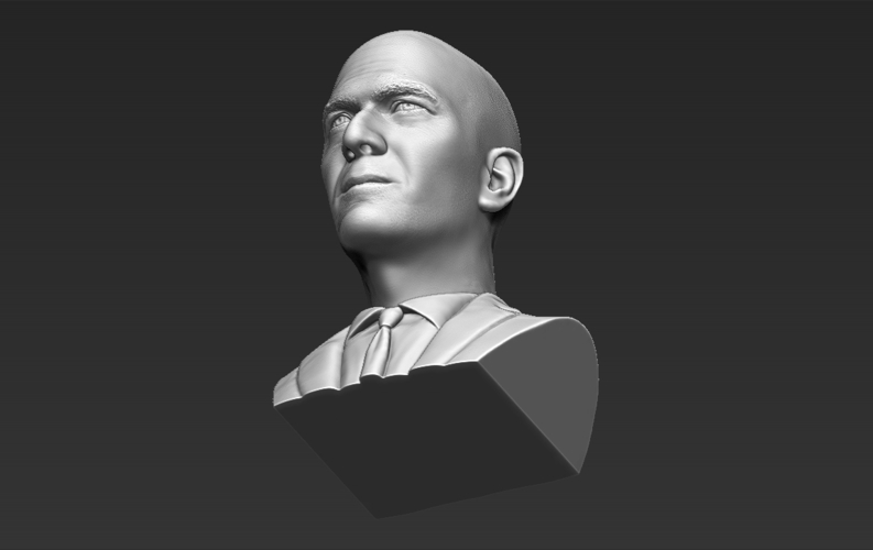 Zinedine Zidane bust 3D printing ready stl obj formats 3D Print 282903