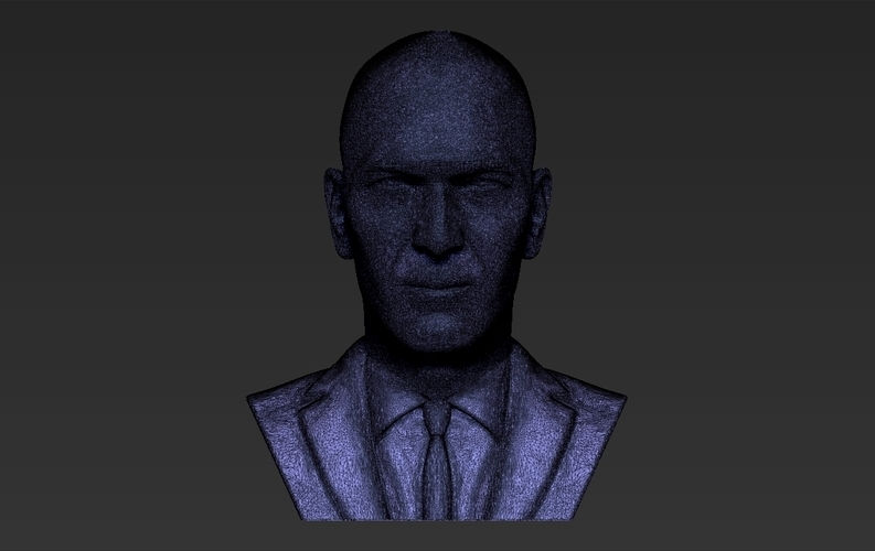 Zinedine Zidane bust 3D printing ready stl obj formats 3D Print 282906