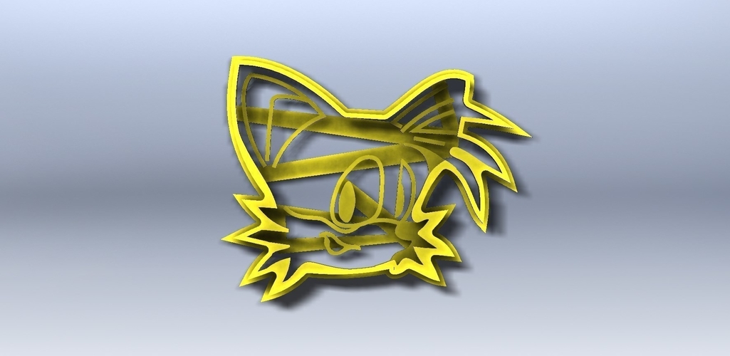 Sonic and fox-Cookie cutters-60 (Free) 3D Print 282944