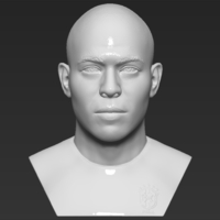 Small Ronaldo Nazario Brazil bust 3D printing ready stl obj formats 3D Printing 282947
