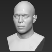 Ronaldo Nazario Brazil bust 3D printing ready stl obj formats - Thumbnail 2
