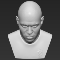Ronaldo Nazario Brazil bust 3D printing ready stl obj formats - Thumbnail 12