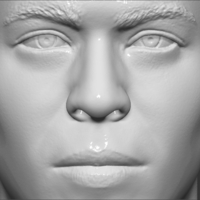 Ronaldo Nazario Brazil bust 3D printing ready stl obj formats - Thumbnail 15