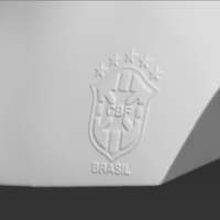 Ronaldo Nazario Brazil bust 3D printing ready stl obj formats - Thumbnail 19